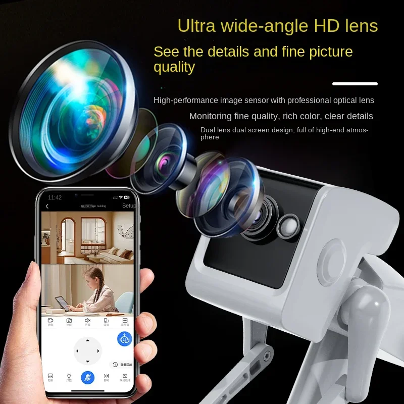 Home Security Robot - 2MP กล้อง IP กล้องไร้สาย Home Security