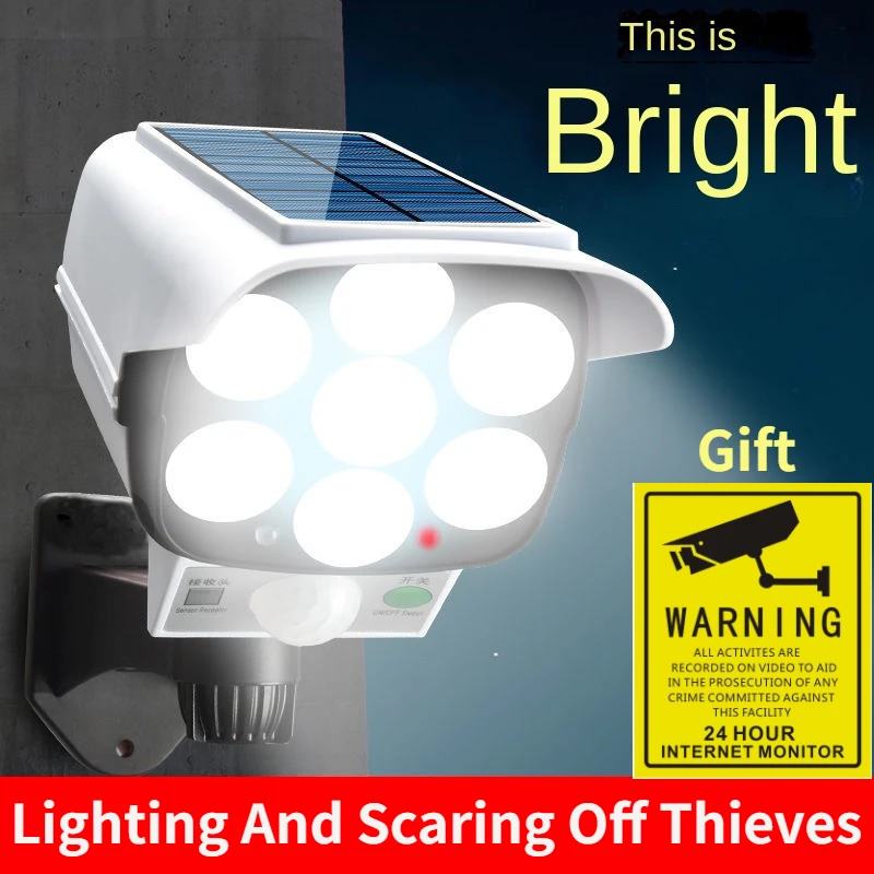 Home Security Items - กลางแจ้งพลังงานแสงอาทิตย์ Light Motion Sensor กล้อง Dummy