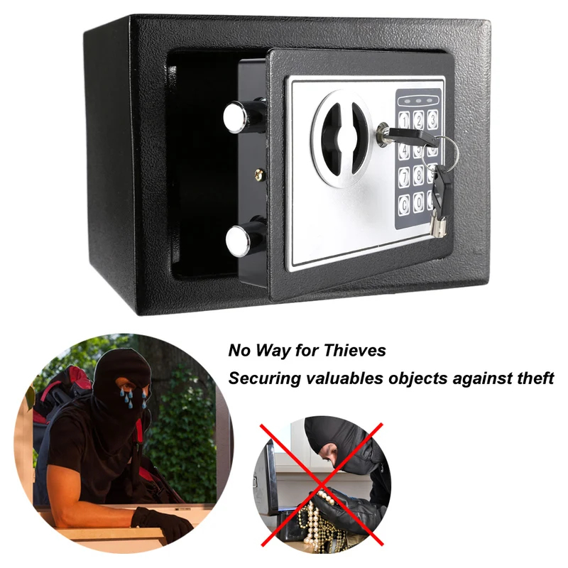 กล่องนิรภัยแบบอิเล็กทรอนิกส์พร - Home Security Items บทวิจารณ์และราคา