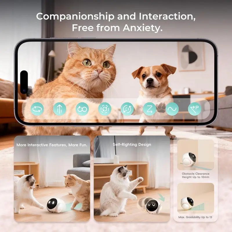 กล้องหุ่นยนต์สัตว์เลี้ยงในร่มแ - Home Security Robot บทวิจารณ์และราคา
