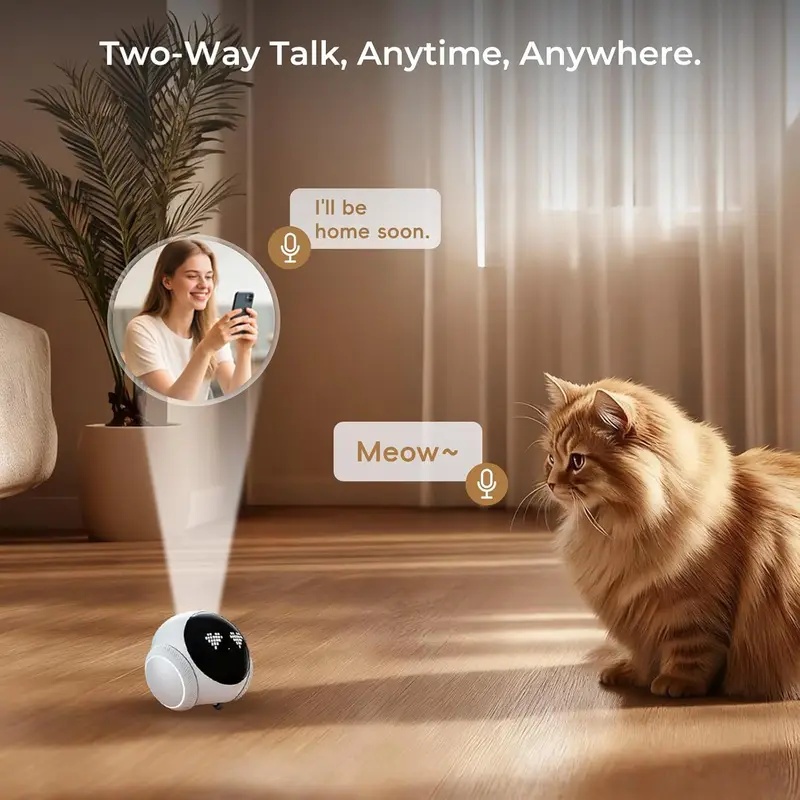 กล้องหุ่นยนต์สัตว์เลี้ยงในร่มแ - Home Security Robot บทวิจารณ์และราคา