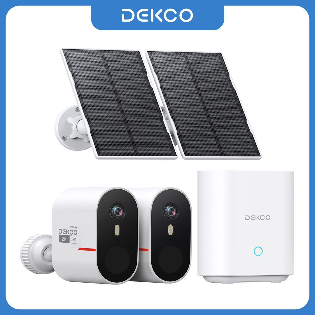 เด็คโค 3MP ไวไฟระบบกล้องโซลาร์ - Home Security Items บทวิจารณ์และราคา