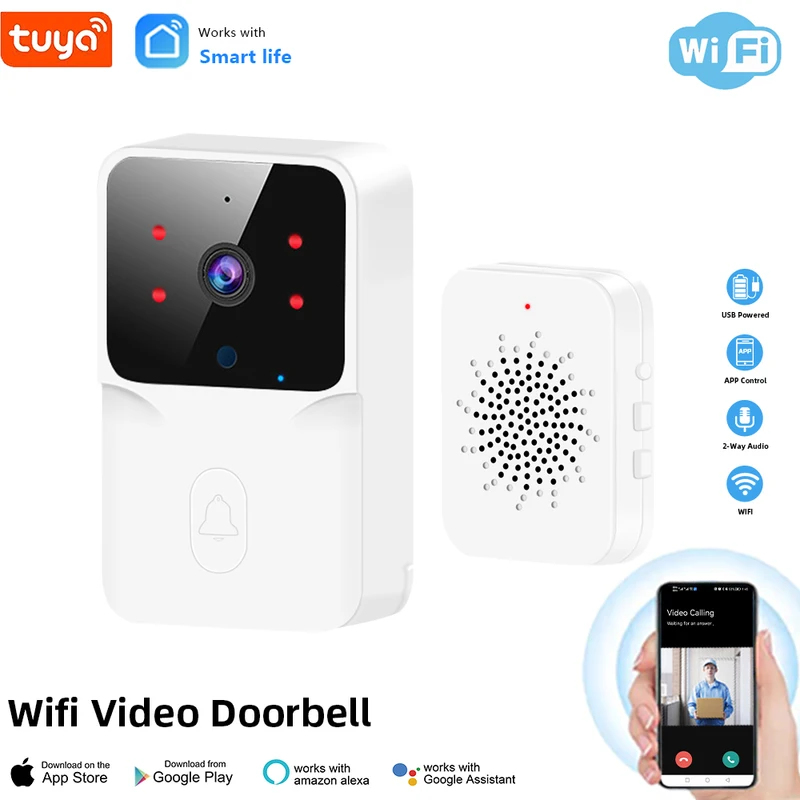กริ่งประตูวิดีโอไร้สาย Tuya Wi - Home Security Front Door Camera บทวิจารณ์และราคา