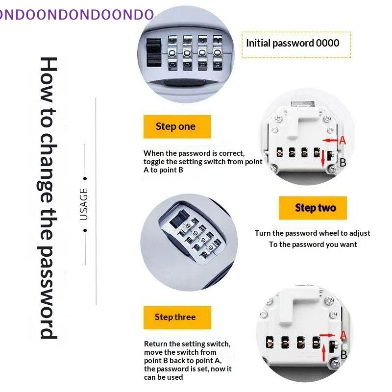 กล่องเก็บกุญแจแบบติดผนัง รหัสผ - Home Security Box บทวิจารณ์และราคา