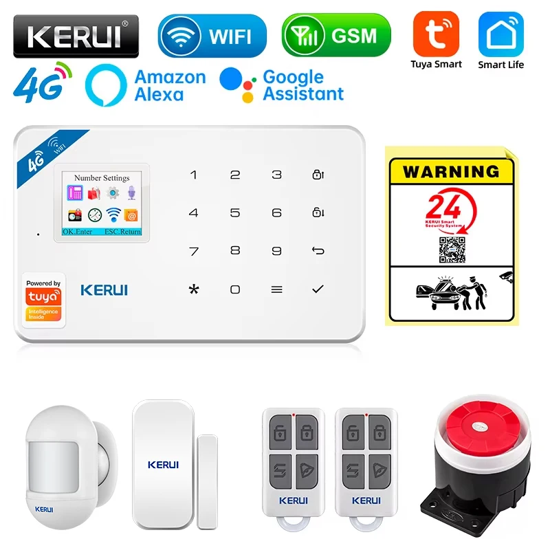 KERUI Security Alarm System ชุ - Sim Gsm Alarm บทวิจารณ์และราคา