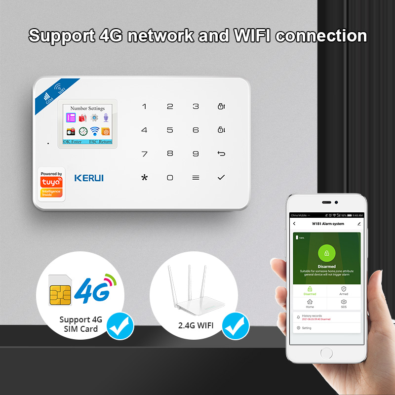 KERUI Security Alarm System ชุ - Sim Gsm Alarm บทวิจารณ์และราคา